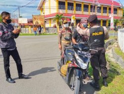 Polres Touna Bersama Pemda dan TNI-Polri Lakukan Giat Ops Yustisi Tekan Covid-19